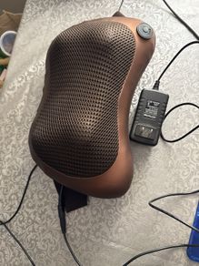 Electric Shiatsu Massage Pillow with Heat - For Neck & Back