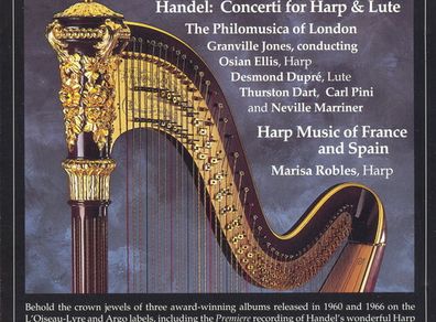Free Postage! Boston Skyline. Masterworks for the Harp. CD.