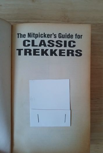 The Nitpicker's Guide for Classic Trekkers - Phil Farrand - Star Trek