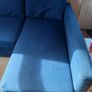 Blue Corner Couch, sleeping function Image 2