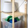 IKEA HEJNE soft wood shelves 2 sections Image 2