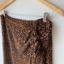 Monsoon Leopard Print Midi Skirt with Side Tie Accen Image 2