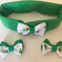 Hairband and 2 Hair Clips Set