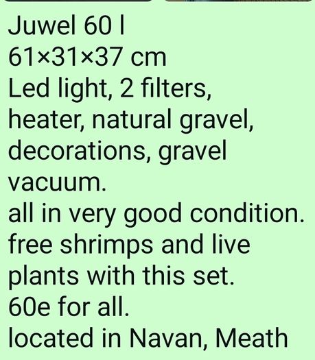 Fish tank for sale