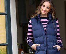 r&r navy gilet worn once size 10