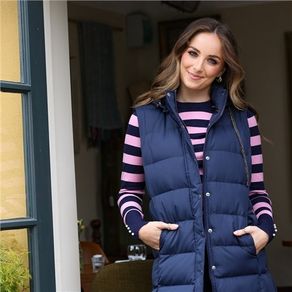 r&r navy gilet worn once size 10
