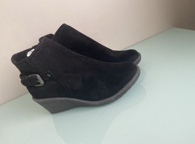 New Ankle Wedge Boots, size 4