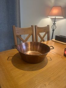 Vintage Copper Preserve Pan
