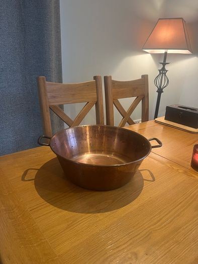 Vintage Copper Preserve Pan