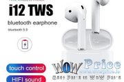08440 i12 TWS Universal Bluetooth Earbuds With Charging Dock