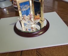 Mayflower glass photo frame
