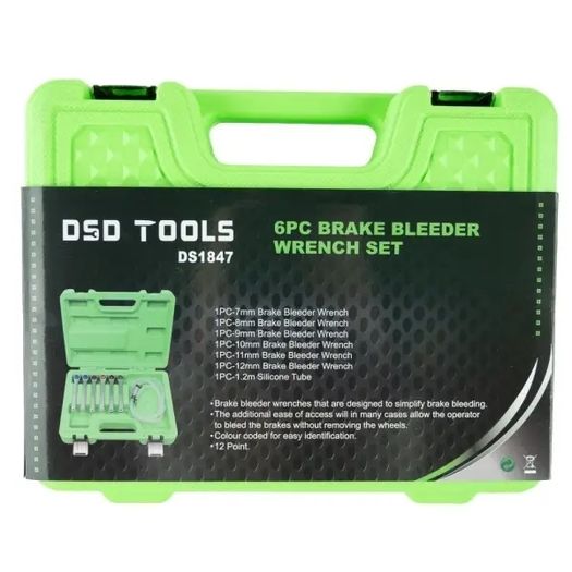 DSD Tools 6pc Brake Bleeder Wrench Set