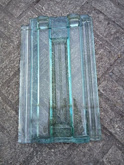 Glass roof tiled