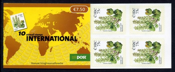 2006 Ireland Wild Flowers Navelwort Definitive Stamp Booklet Mint Never Hinged (MNH)