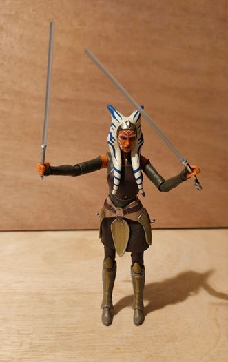 Star Wars Ahsoka Tano 6" Scale Black Series As New Out Of Pack