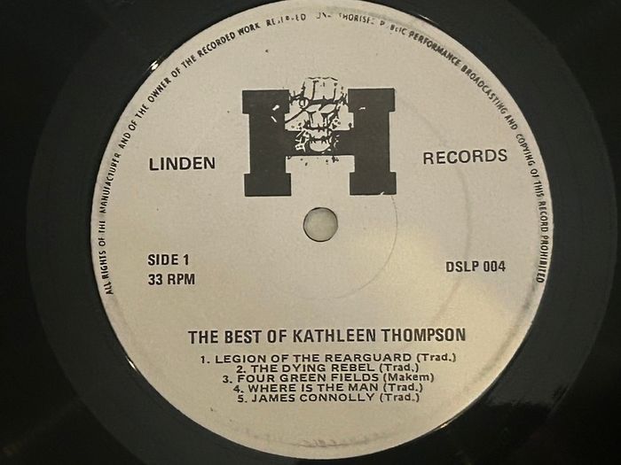 Kathleen Thompson Legion of the Rearguard vinyl