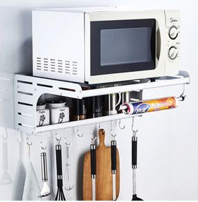 BRAND NEW Kitchen Organizer Storage Holder Oven Bracket Wall Mounted Shelf