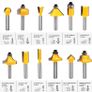 12 PCS 6.35mm 1/4 Inch Shank Tungsten Carbide Tipped Router Bit Set with Wrench (FREE POSTAGE) Image 3