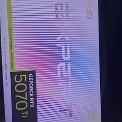 5070ti msi expert oc . Less than one month with reciept