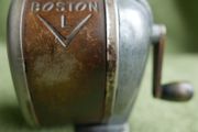 Vintage Boston Metal Manual Table Top Pencil Sharpener