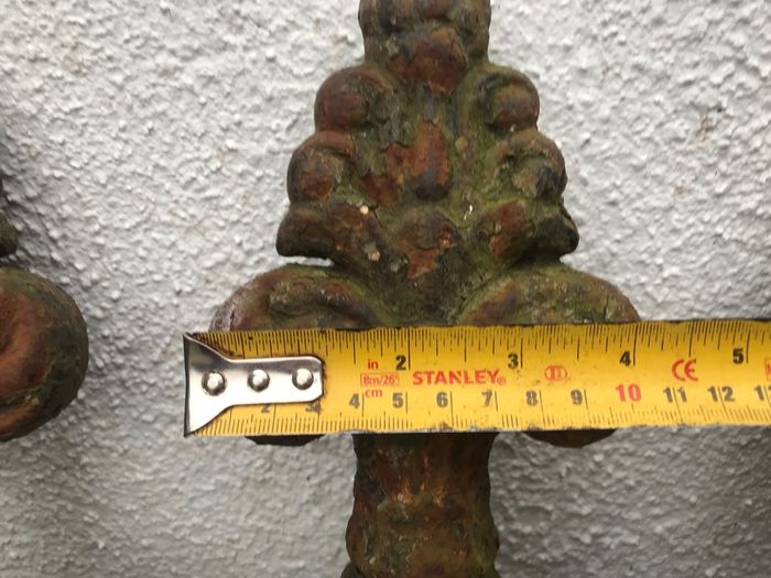 Iron antique railings fencing