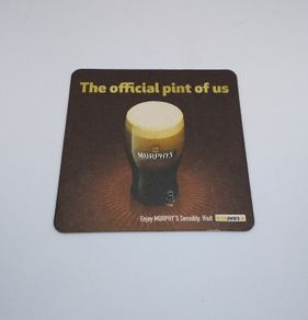 Murphy's Irish Stout - The Official Pint of US - Beer Mat/Coaster