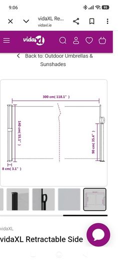 Awning, Wind Breaker, Privacy
