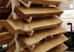 Solid Oak, Hardwood Chimney Mantel Beam 1000mm Wide