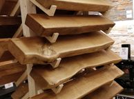 main image for ad Solid Oak, Hardwood Chimney Mantel Beam 1000mm Wide