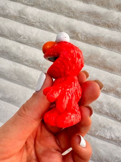 Sesame Street Workshop Waving Elmo Monster Red approx. 6.5 cm. Figure Hasbro Damaged Used Please see photos