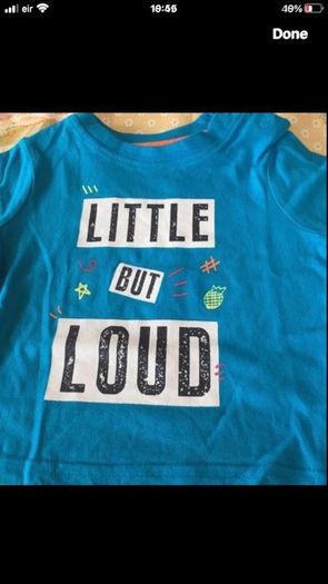 Boys new teeshirt 3/6 mths