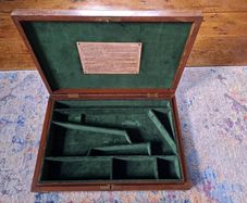 antique pistol box colt percussion