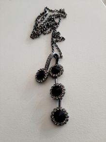 Black stone pendant