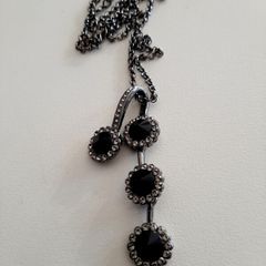 Black stone pendant