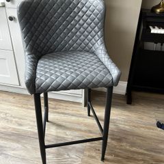 Saxon Bar Stool Grey x 6