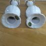 Limoges Porcelain Candlesticks Pair of Hand-Decorated Floral Holders with Box Image 6
