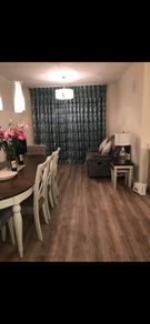 Custom-made floor-to-ceiling blackout curtains