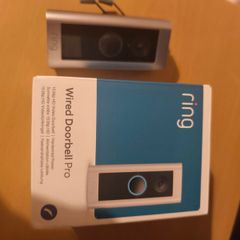 Ring Wired Video Doorbell Pro 2+ Ring Chime V2 white