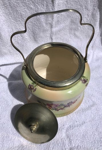 Vintage Crown Devon Biscuit Barrel