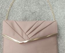 Blush Pink Clutch / Occasion Handbag