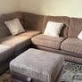 Large Corner Sofa + Matching Footstool Image 2