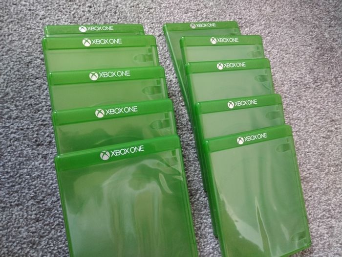 Xbox Series X Series One Branded Green Game Cases