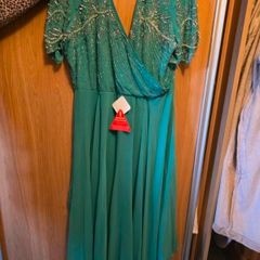 ladies beautiful embellished dress size 18 BNWT