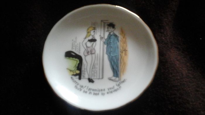Vintage Naughty Pin Dish