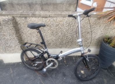 folding bike needs fixing