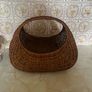 Vintage Wicker Gondola Baskets X 2 Image 5