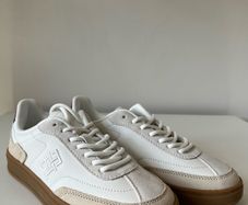 Tommy Hilfiger White Leather Trainers