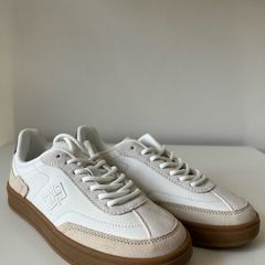 Tommy Hilfiger White Leather Trainers