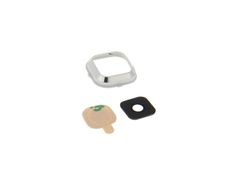 For Samsung Galaxy A5 A500 Camera Lens Rear Back Glass Cover With Frame White - FHT22SMCL