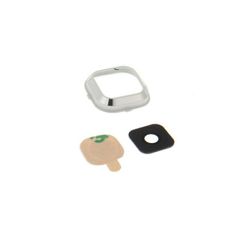 For Samsung Galaxy A5 A500 Camera Lens Rear Back Glass Cover With Frame White - FHT22SMCL